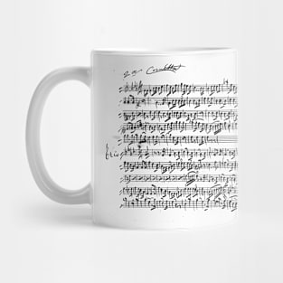 Sheet of music Mug